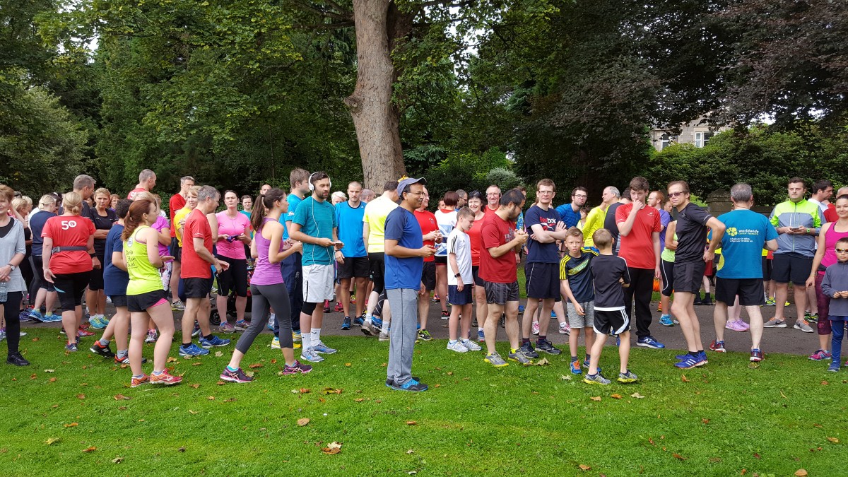 The Perth Park Run was really busy with a huge crowds of people ready to get their jog on!
