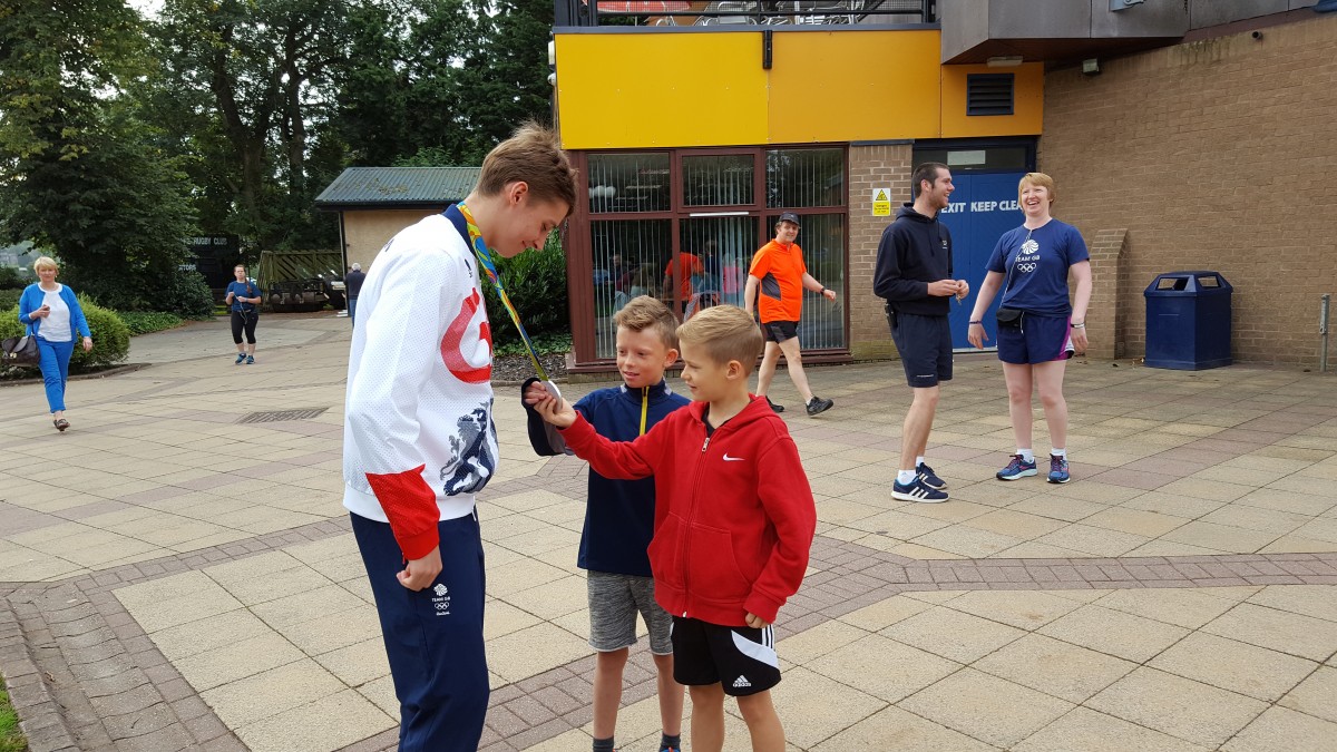Stephen really helped inspire the younger generation to get active and possibly be the next Olympic Champion!