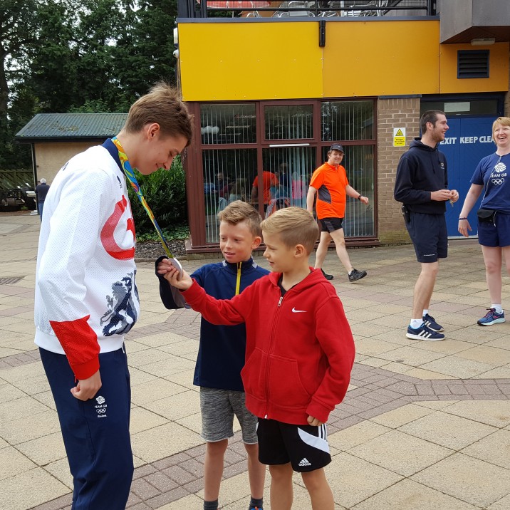 Stephen really helped inspire the younger generation to get active and possibly be the next Olympic Champion!
