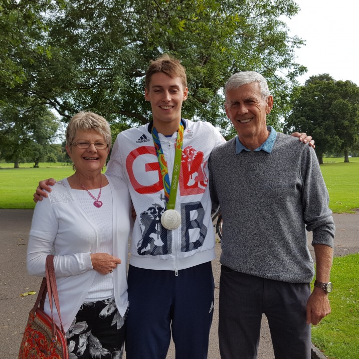 When Stephen Milne Silver Olympic Medalist met Nicki's Auntie and Uncle!