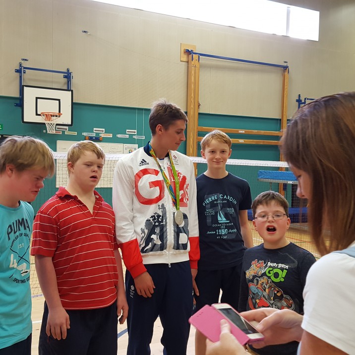 Stephen met several families and children in Perth on his return from the Rio 2016 Olympics.  Everyone was so proud to get their picture taken with him and hopefully inspired to be the next Olympic winner!