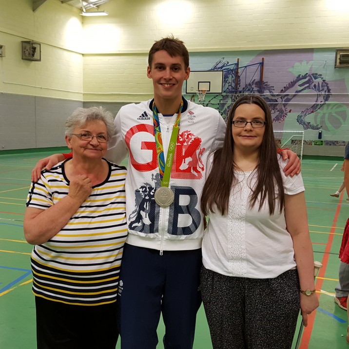 Olympic fever hit Perth UK when Stephen Milne visited with his Silver Olympic Medal from the RIO 2016 Olympics.