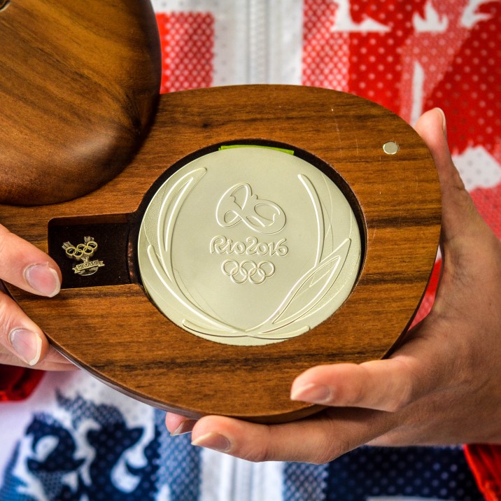 We were just as excited to see the AMAZING box that the 2016 Olympic medals were presented in, aren't they great! We wish we had one of these to hand down as a family heirloom..