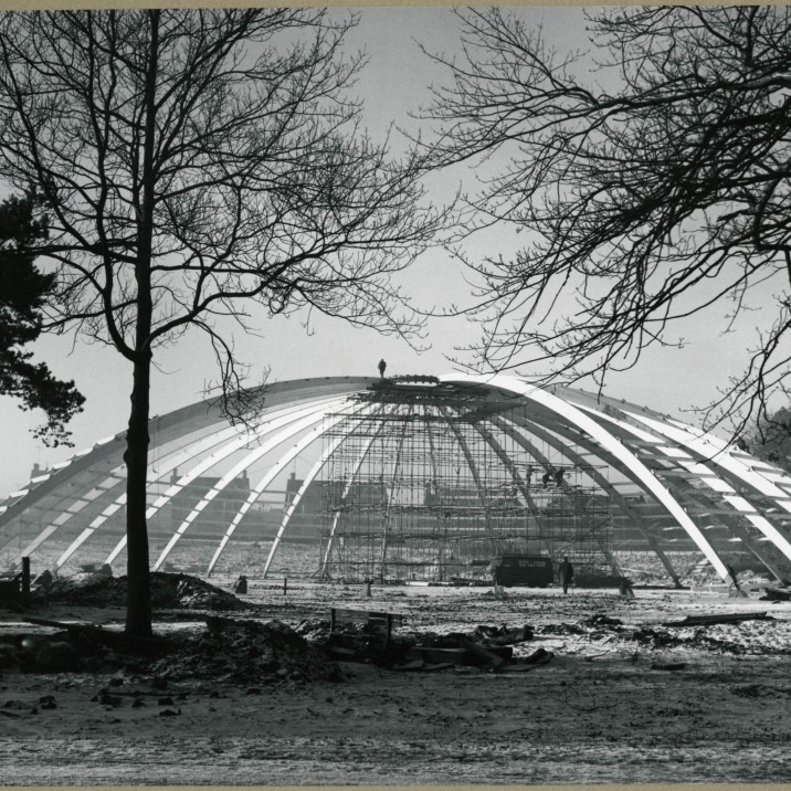 Bells Sports Centre being built in 1966.