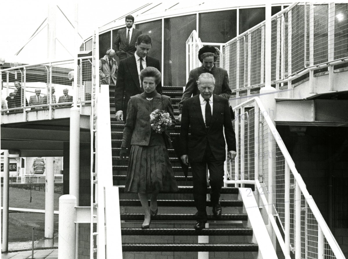 Princess Anne was at the opening of Perth Leisure Pool.