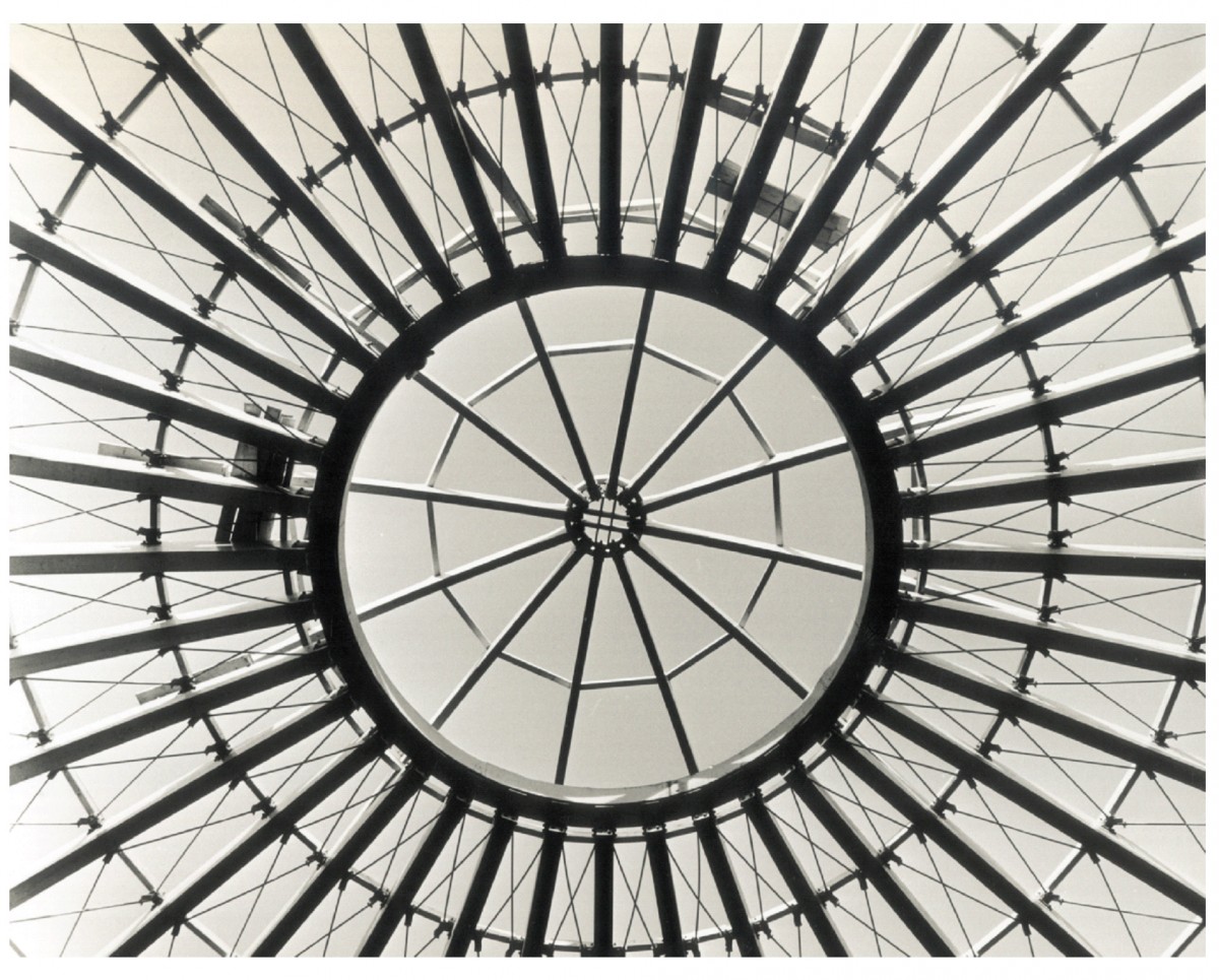 The Roof of Bells Sports Centre looked spectacular as it was being built and still does to this day!