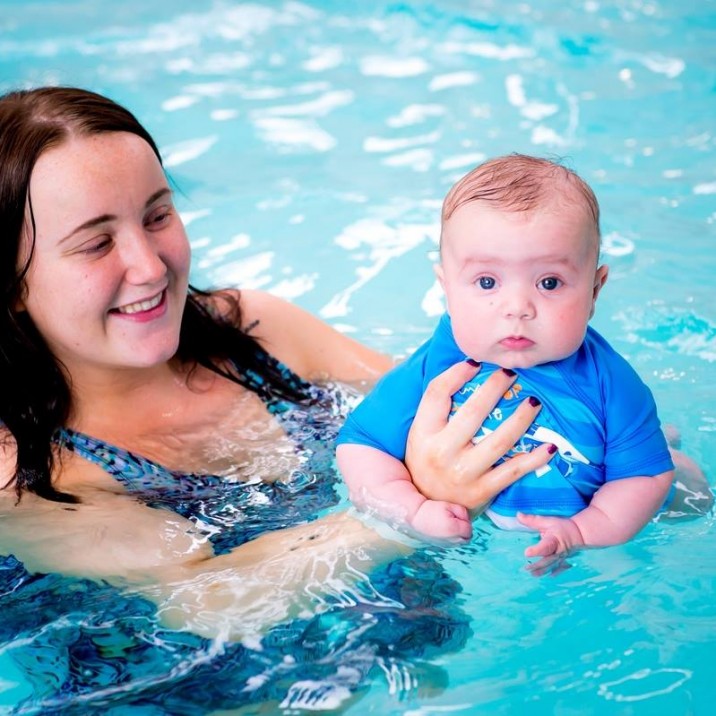 Live Active Leisure has facilities for everyone ffrom babies to pensioners! Just check out baby George splashing about!