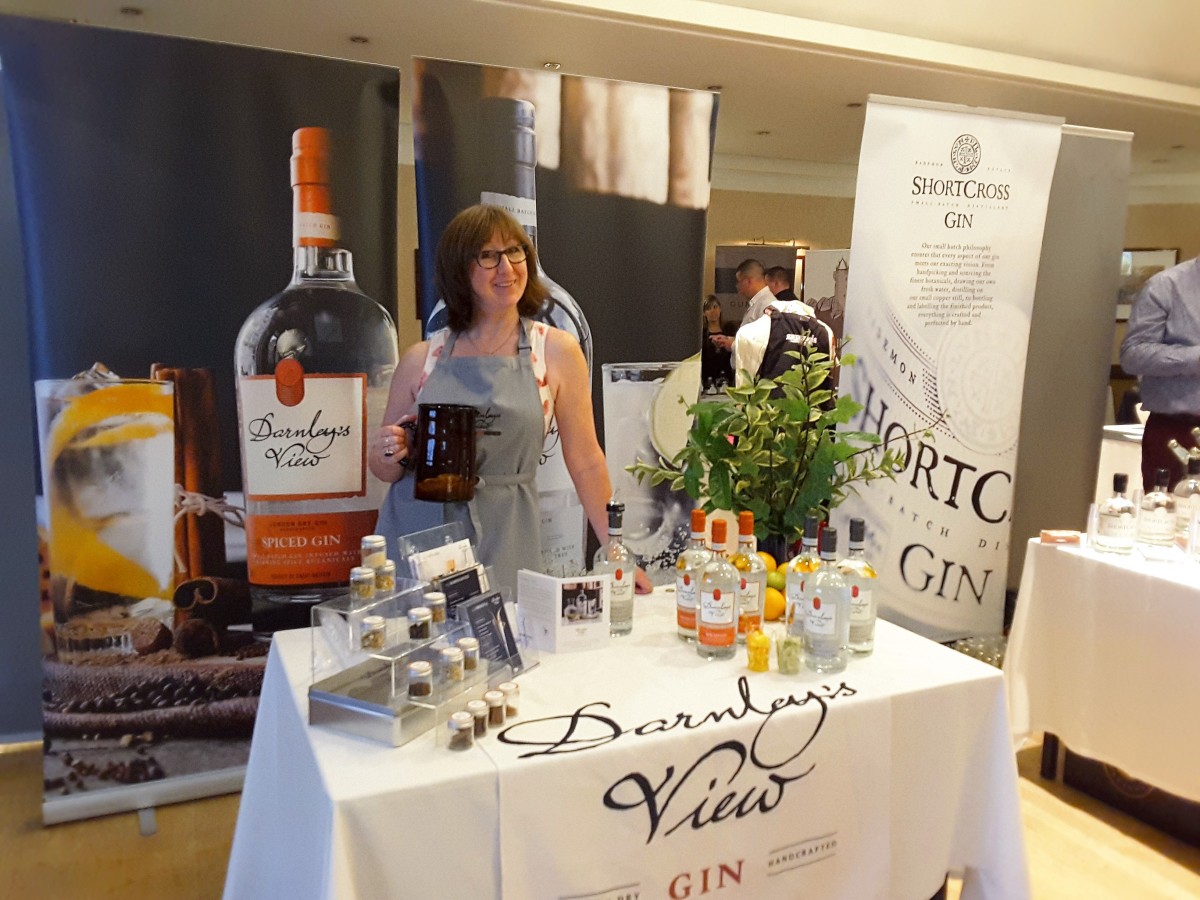 The Darnleys View Gin stall at The Wee G & T festival.