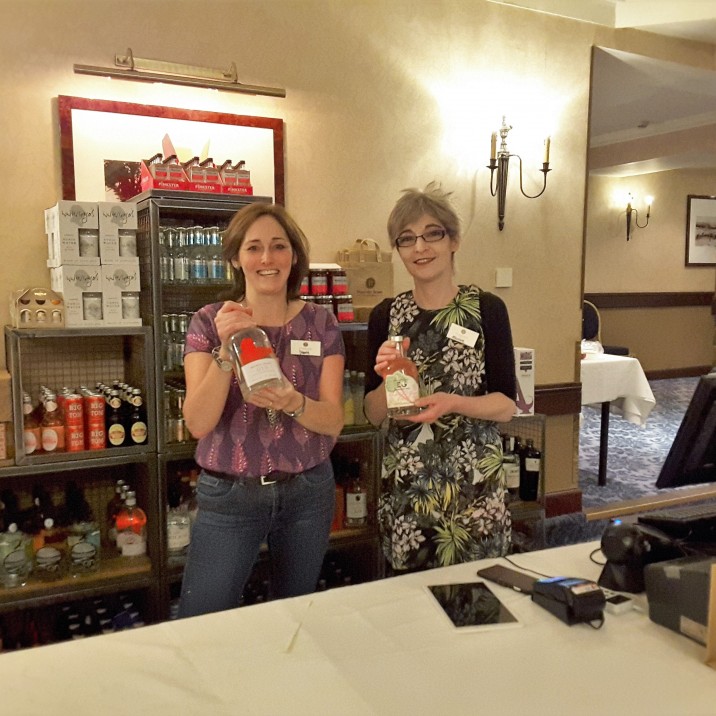 Diane and Martine from Provender Brown Deli in Perth were behind the Provender Brown stall offering you the chance to buy a selection of Gins and juice!