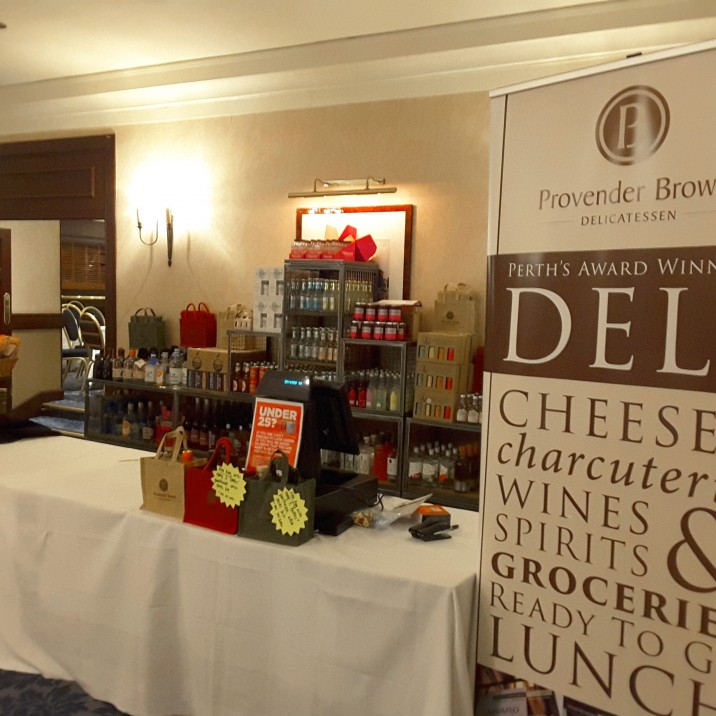 Provender Brown had a stall with a selection of foodie delights at the Wee G & T Gin Festival at the Salutation Hotel, Perth.