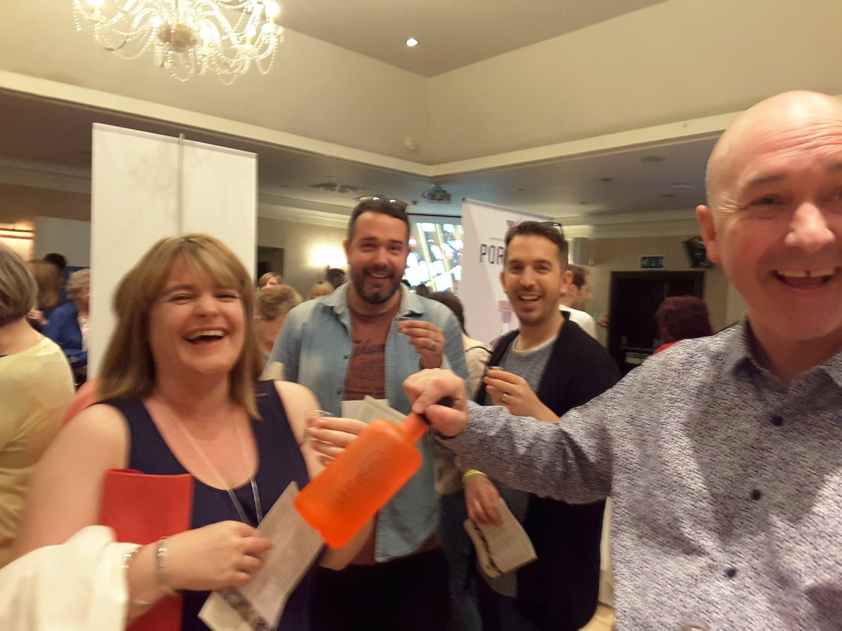 Our friends Rae and Craig from Rae Peacock hair and Beauty were on hand with Karen from Live Active Leisure to sample all the delicious gins!