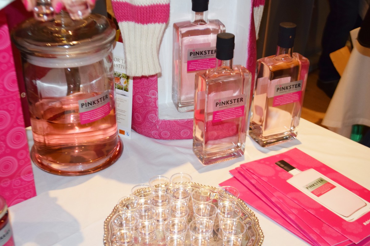 The very popular Pinkster Gin surisingly had a nice and pink stall!