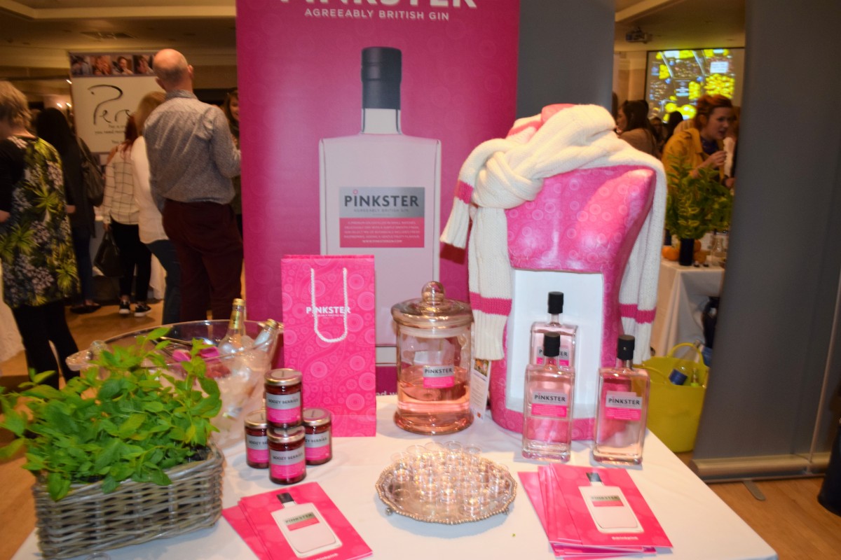 The Pinkster Gin stall at the Gin Festival, Perth was absolutely stunning.