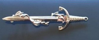 Birthday Presents kilt pin blue