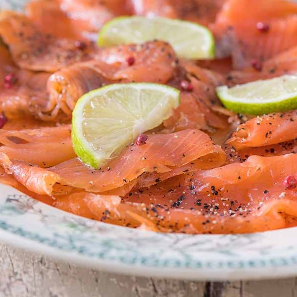 Spiced Gin Cured Salmon