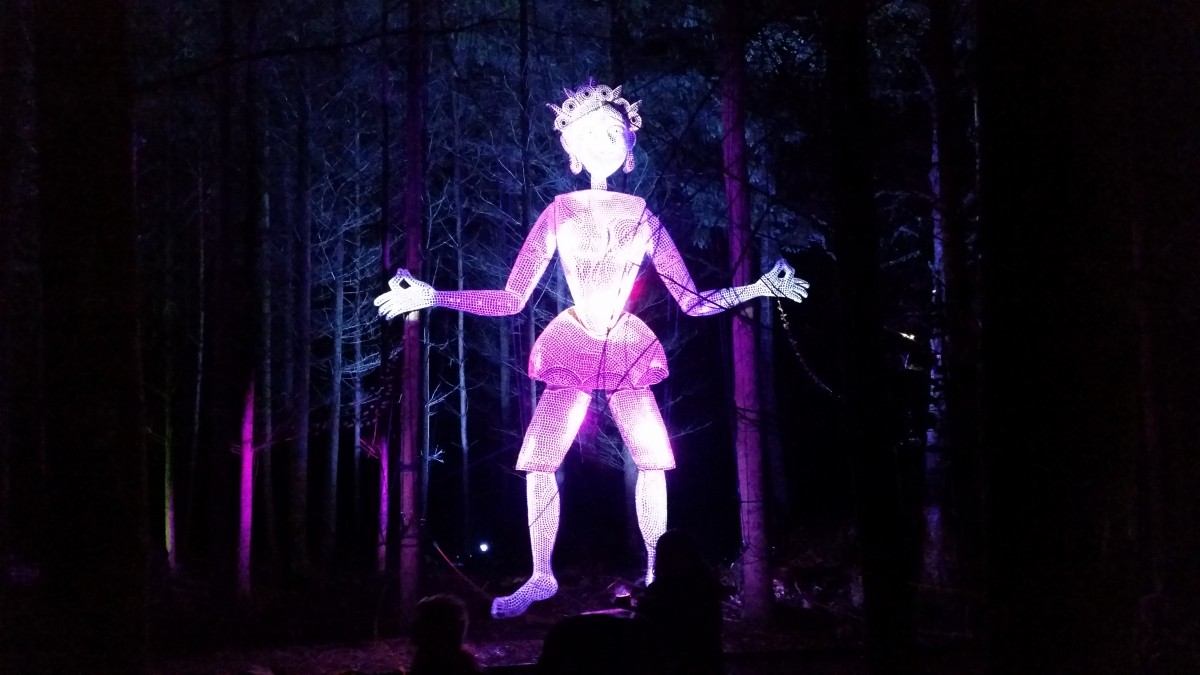 Enchanted Forest 2016 puppet landscape