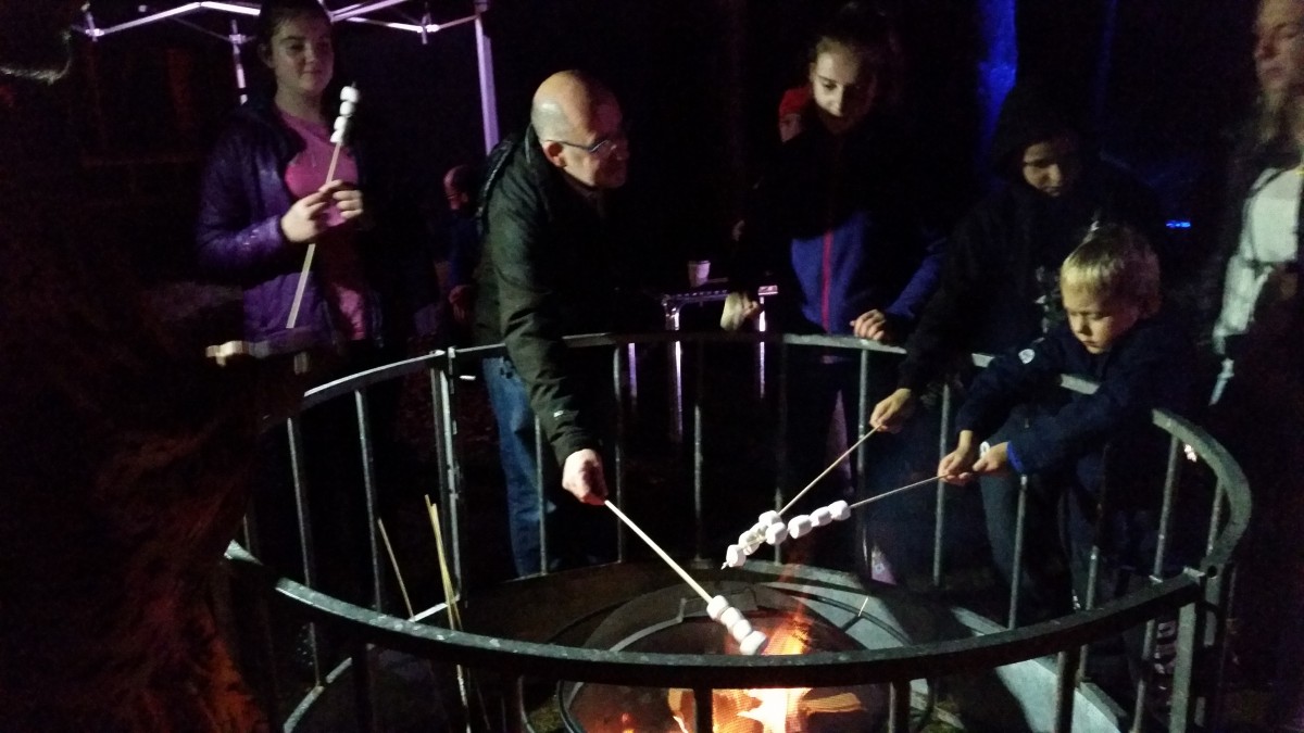 Enchanted Forest 2016 marshmallow toasting