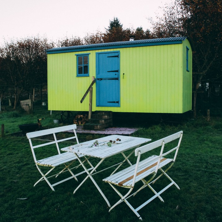 Kristy Ashton went glamping with Jamie Howden to Eco Camp Glenshee in Perthshire.