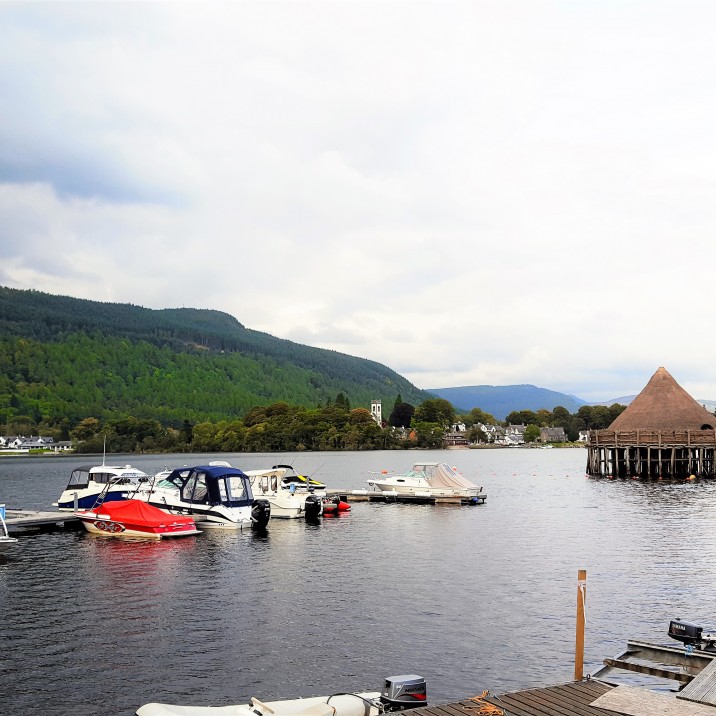 Taymouth Marina in Kenmore is beautiful and picturesque set in the Perthshire countryside.