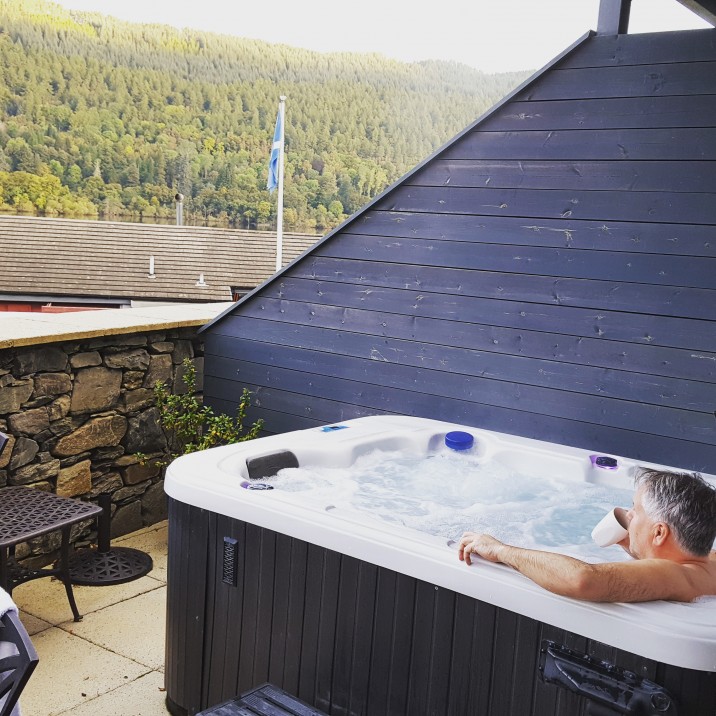 The Hot Tub at Taymouth Marina, Kenmore, Perthshire.