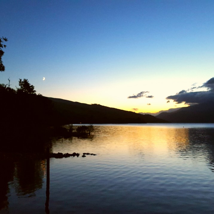 Loch Tay in Kenmore, Perthshire.