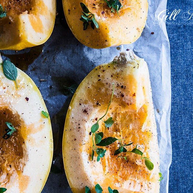 SQUASH SPAGHETTI - Squash In Half