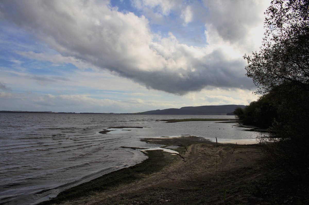 The clouds look surreal swooping down and look as though you could go on your tip toes and touch them!