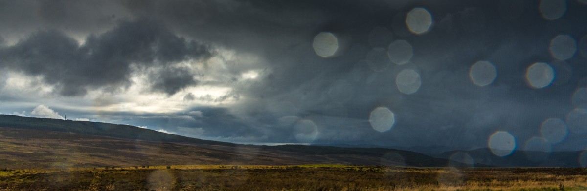 The dramatic Perthshire landscape is even more breathtaking in in stormy weather
