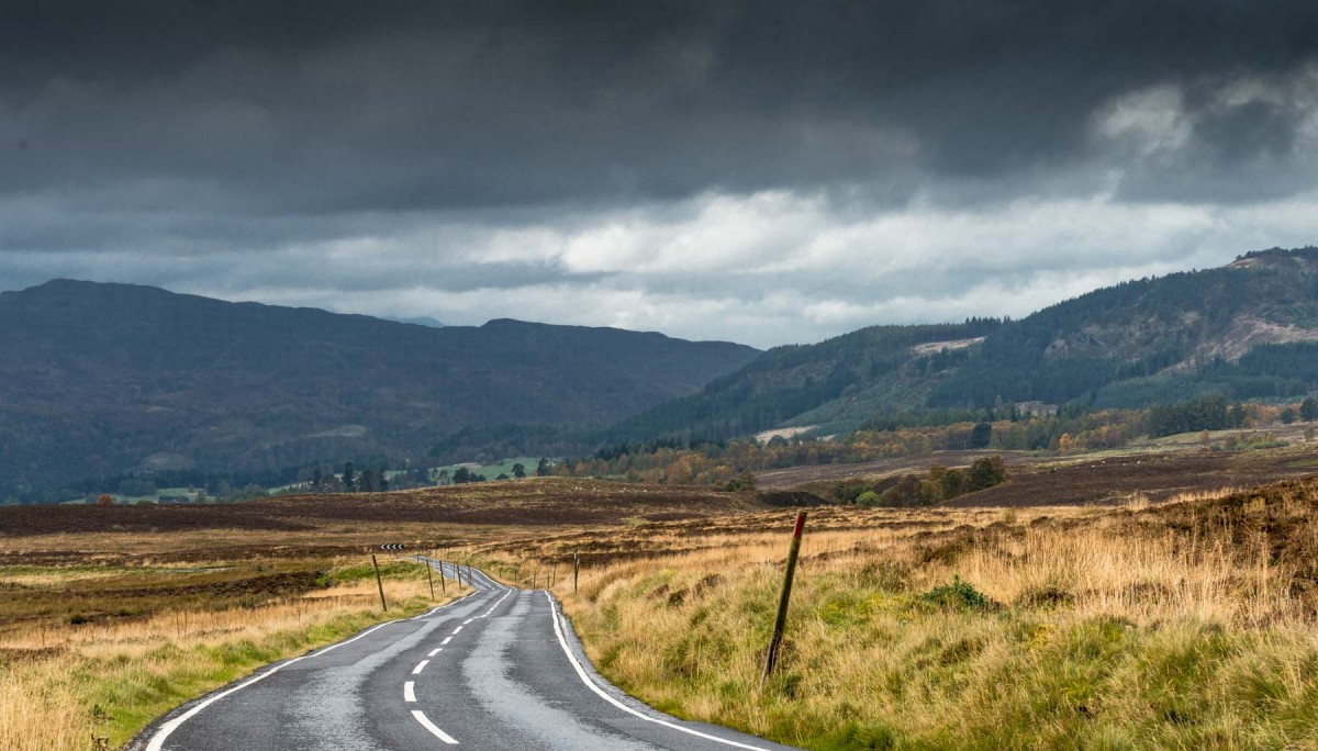 There are many perfect viewpoints and stopping places on the road from Kirkmichael to Pitlochry