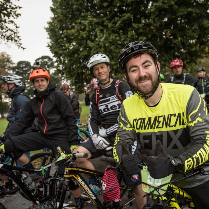 The Fair City Enduro off road mountain bike race in Perth, Perthshire takes place every year and has red, orange and black trail sections.