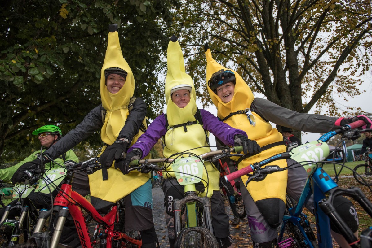 The Fair City Enduro off road race in Perth, Perthshire takes place every year around Halloween. Participants are encouraged to come in fancy dress.