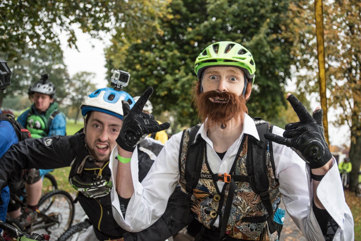 The Fair City Enduro off road race in Perth, Perthshire takes place every year around Halloween. Participants are encouraged to come in fancy dress.