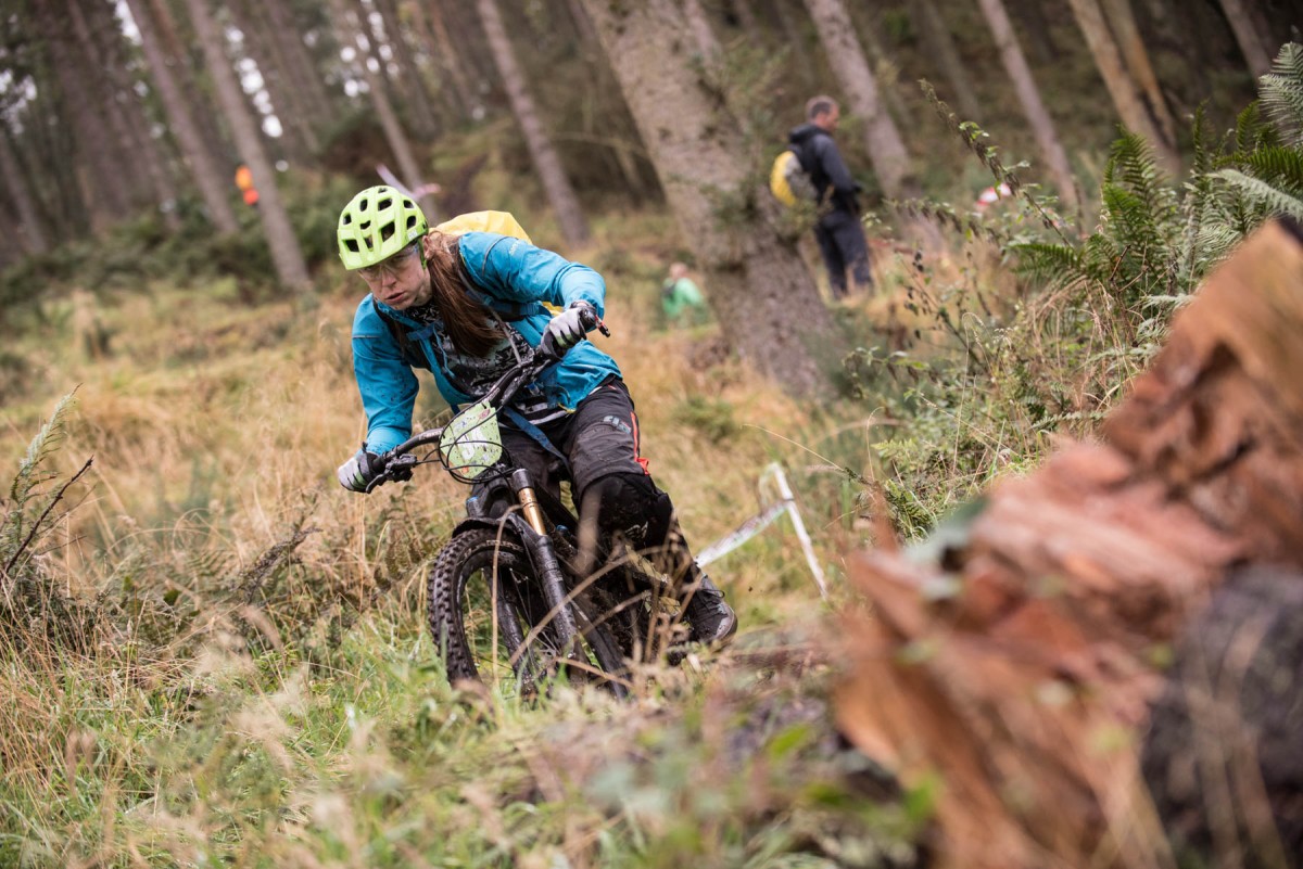 Bike park jumps and roll-able beams feature in the Fair City Enduro mountain bike race in Perth, Perthshire.