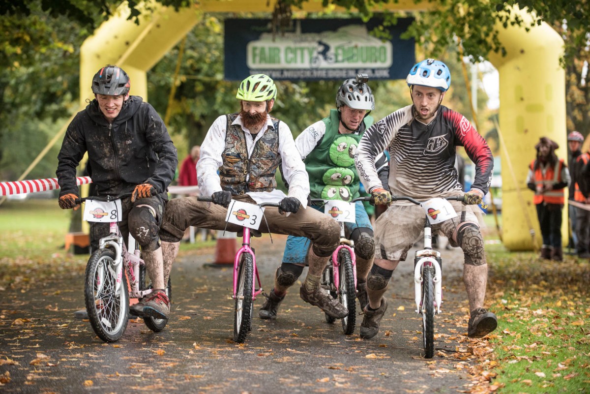 The annual Fair City Enduro mountain bike race is run by Muckmedden events