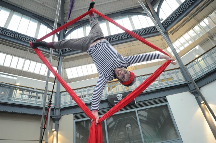1 Adventure Circus Seasons Stephen in silk square