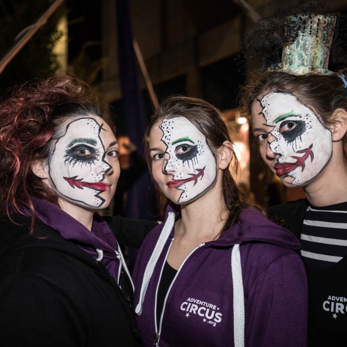 The performers from Adventure Circus put on a spectacular show to celebrate Halloween this year