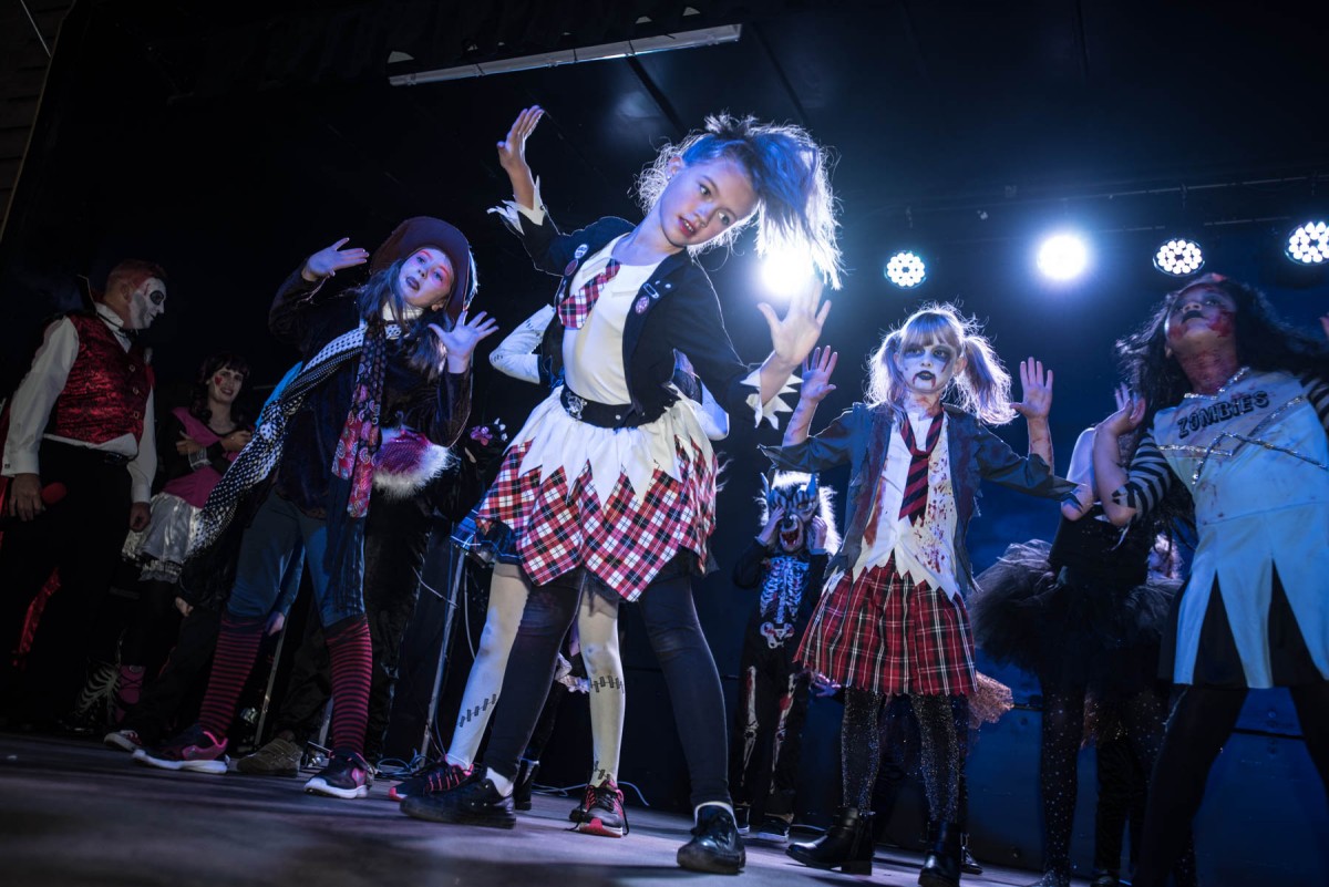 Dance troups took to the main stage in Perth to perform Halloween themed routines