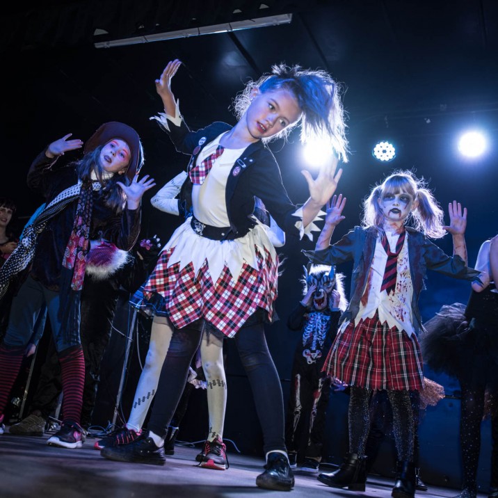 Dance troups took to the main stage in Perth to perform Halloween themed routines