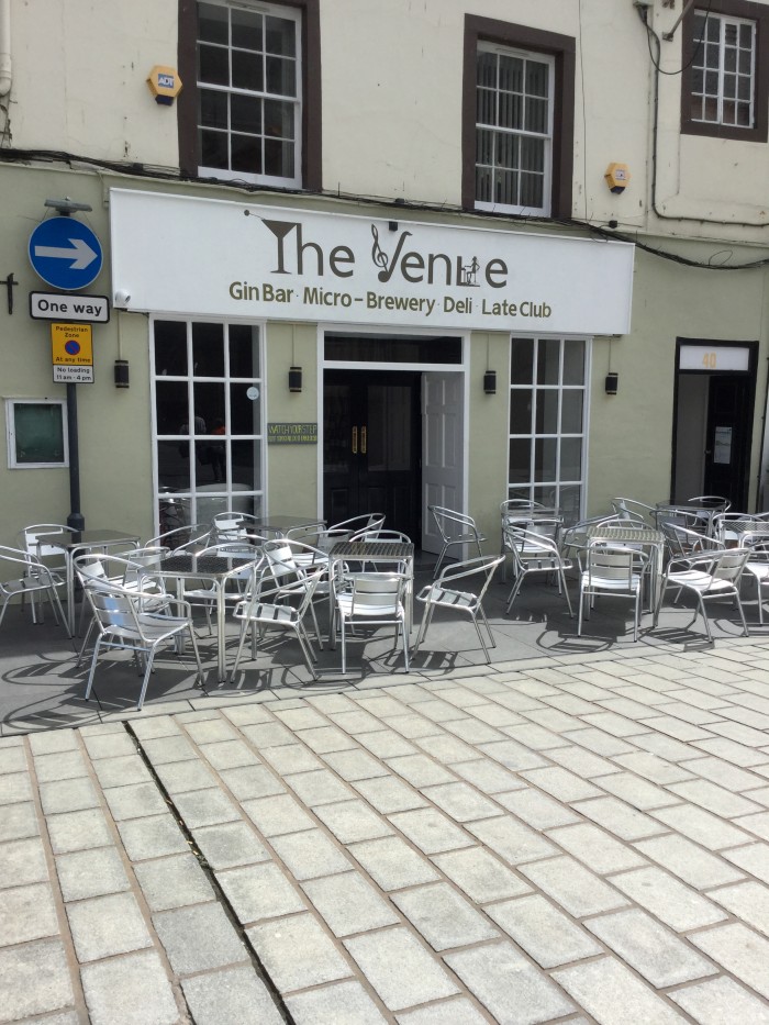 The Venue offers al fresco tables during the warmer months.