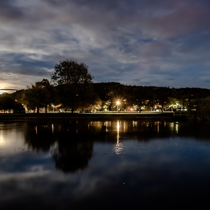Gordon Sime took this beautiful mirror image of the sky over Perthshire on the night of the super moon.