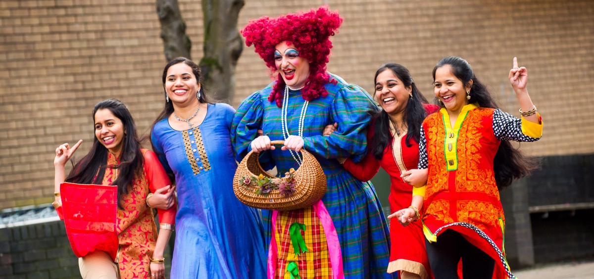 The local stars of stage were out on the streets in Perth during Sunday's celebrations