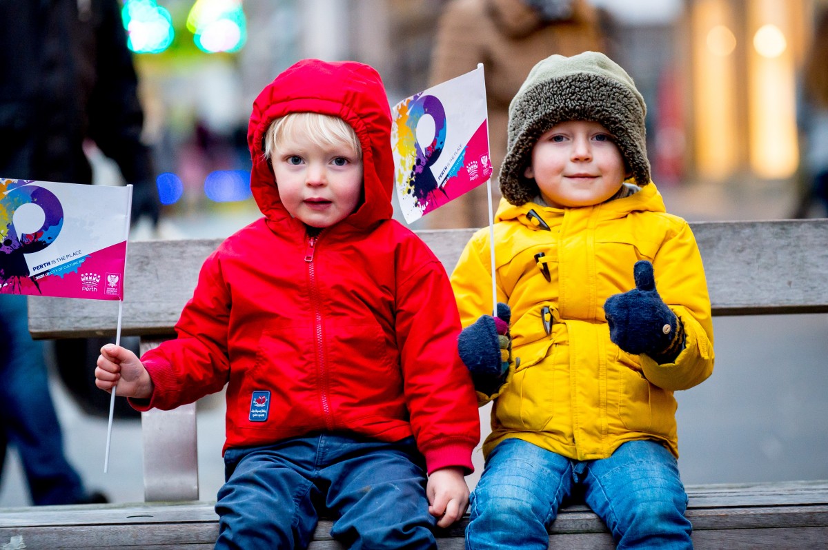 The streets of Perth City Centre were filled with locals enjoying all the entertainment on offer.