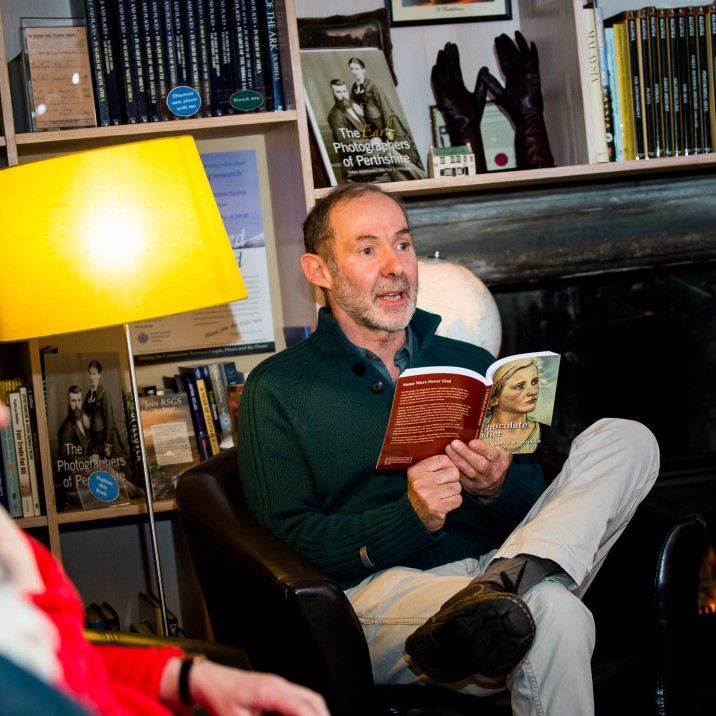 Tippermuir Books Ltd hosted a series of readings in The Fair Maid's House