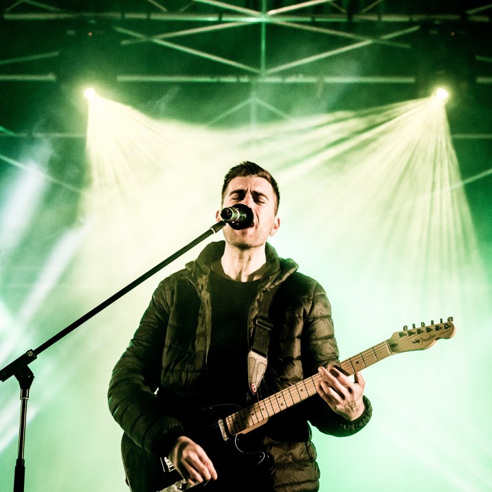 Popular band We Came From Wolves performed a foot stomping set on Sunday