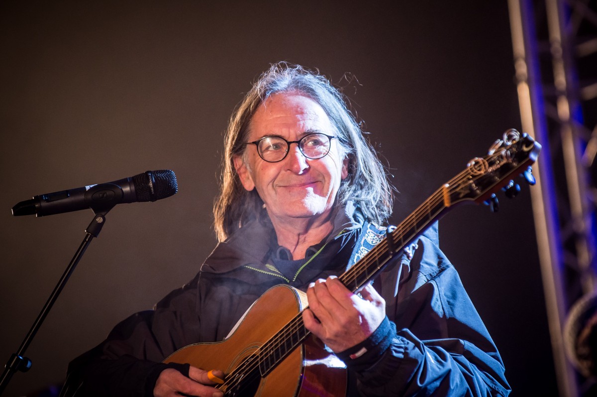 Musician and Singer Dougie McLean was one of the big draws on Sunday with people travelling just to hear his set.