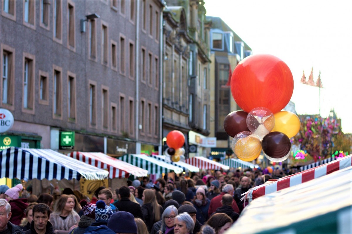 Jack captured just how busy the fantastic Chocolate Festival was, look at that crowd!