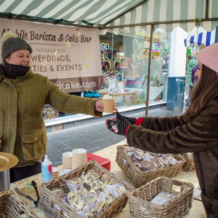 Cain was a regular at The Pro caffeinate stall- it was a big hit at the Chocolate Festival, we cant recommend the hot chocolates enough!