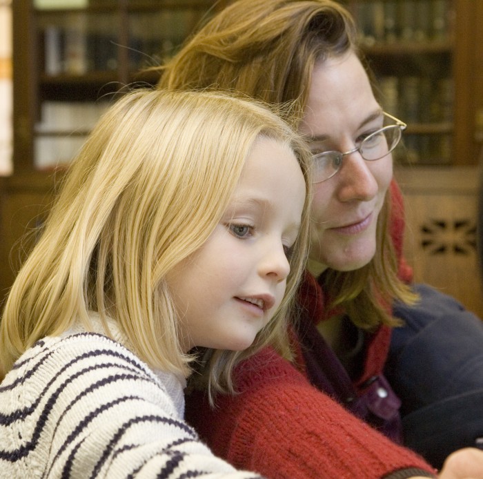 Soutar Writing Competition girl with mum