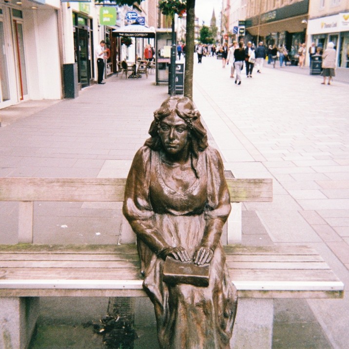 Service users photographed places in Perth which meant something to them, and one chose the Fair Maid statue on the High Street.