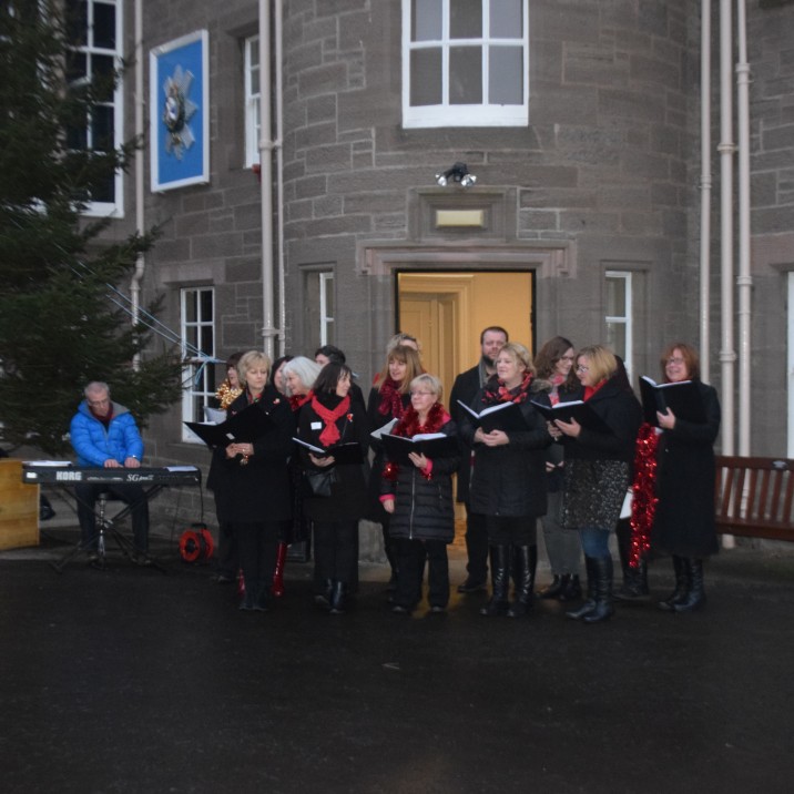 The 'Everyone Can Sing' Choir were a huge hit on the day